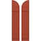 Ekena Millwork Americraft 3-Board (2 Batten) Wood Joined Board-n-Batten Shutters w/ Arch Top, ARW101BQ311X49CLH, PR ARW101BQ311X49CLH - alternate 1